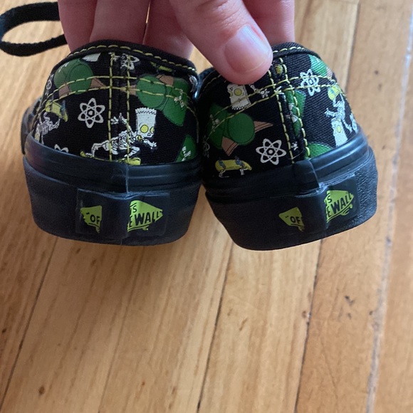 Simpsons xVans glow in the dark slip ons - Picture 3 of 5
